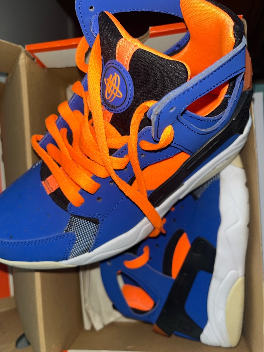 Nike Kids Sneakers in Blue & Orange